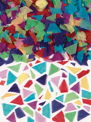 Multi-Colored Triangle Tissue Confetti, 5-oz