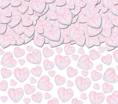 Metallic Heart Confetti Table Scatter, Pink/Purple, 2.5-oz