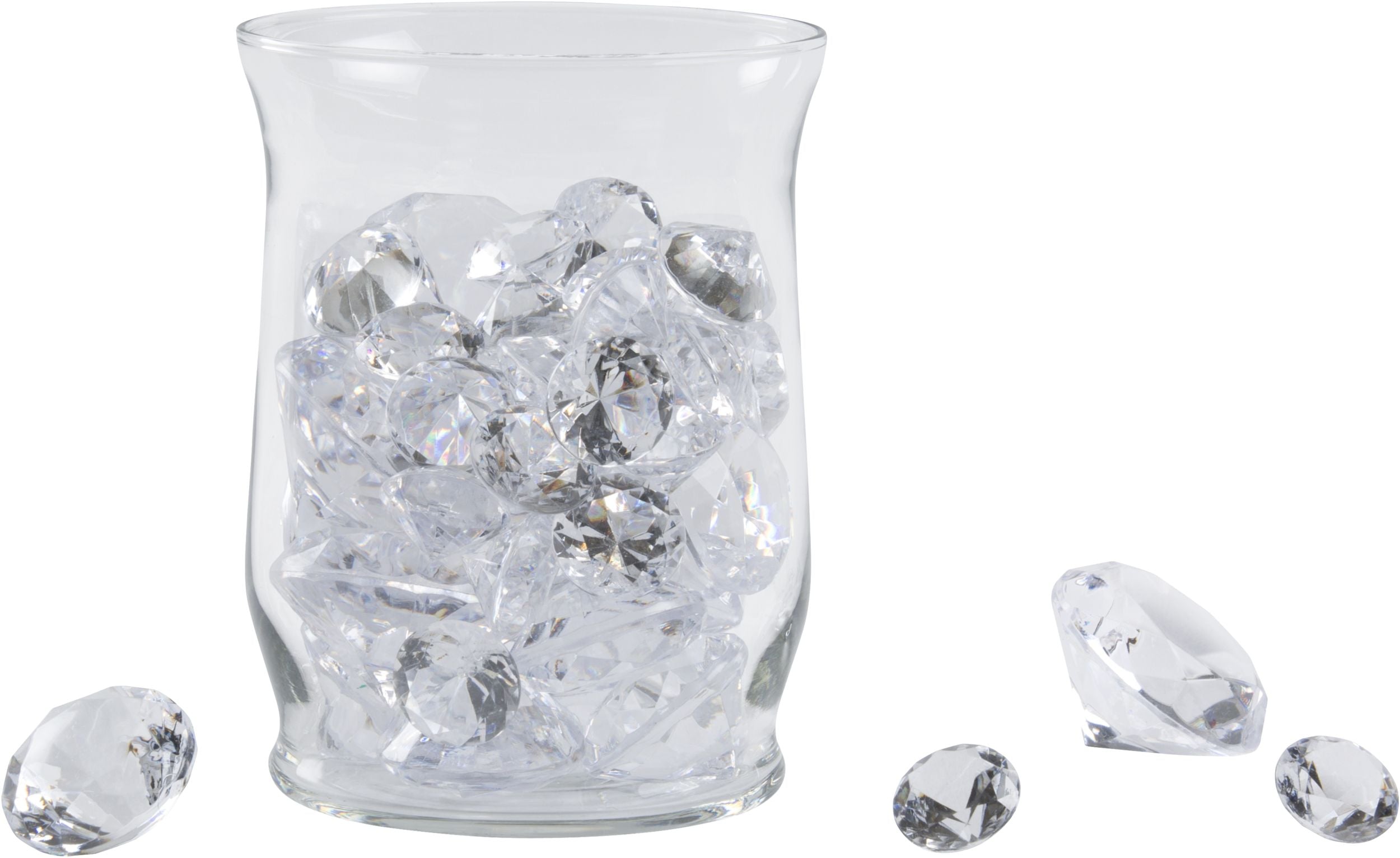 Clear Diamond Confetti Table Scatter, 7.5-oz