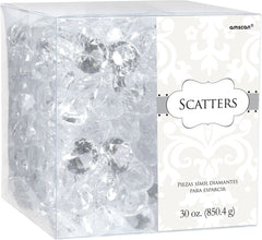 Diamond Confetti Table Scatter, Clear, 30-oz