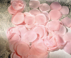 Gold & White Fabric Rose Petal Confetti, 3-inch, 300-pk.