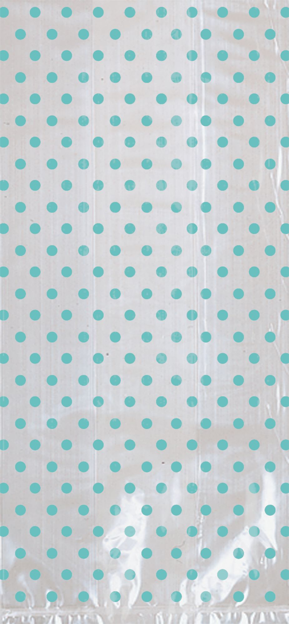 Blue Polka Dot Treat Bags, 10.25-inch, 12-pk