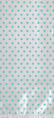 Blue Polka Dot Treat Bags, 10.25-inch, 12-pk