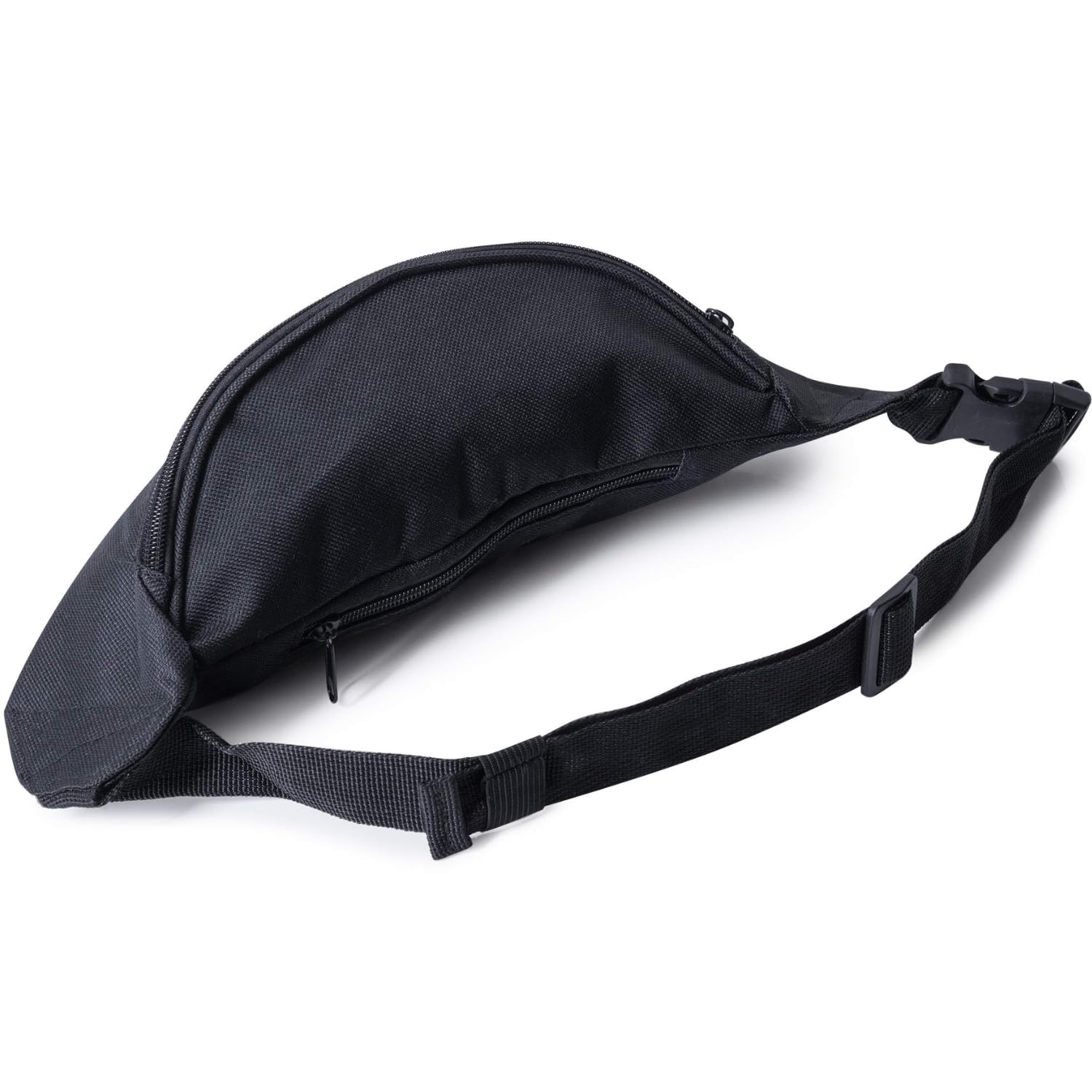 Sleek Black Fanny Pack - Versatile Wearable Costume Accessory