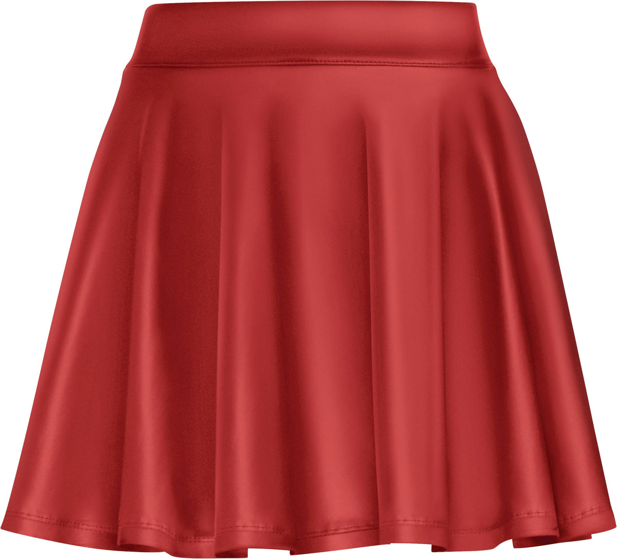 Vibrant Red Flare Skirt - One Size Fits Most