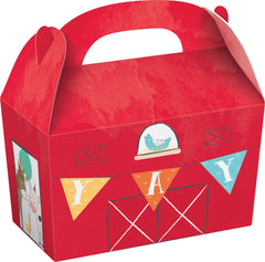 Friendly Farm Treat Boxes, Red, 8.7-inch, 8-pk