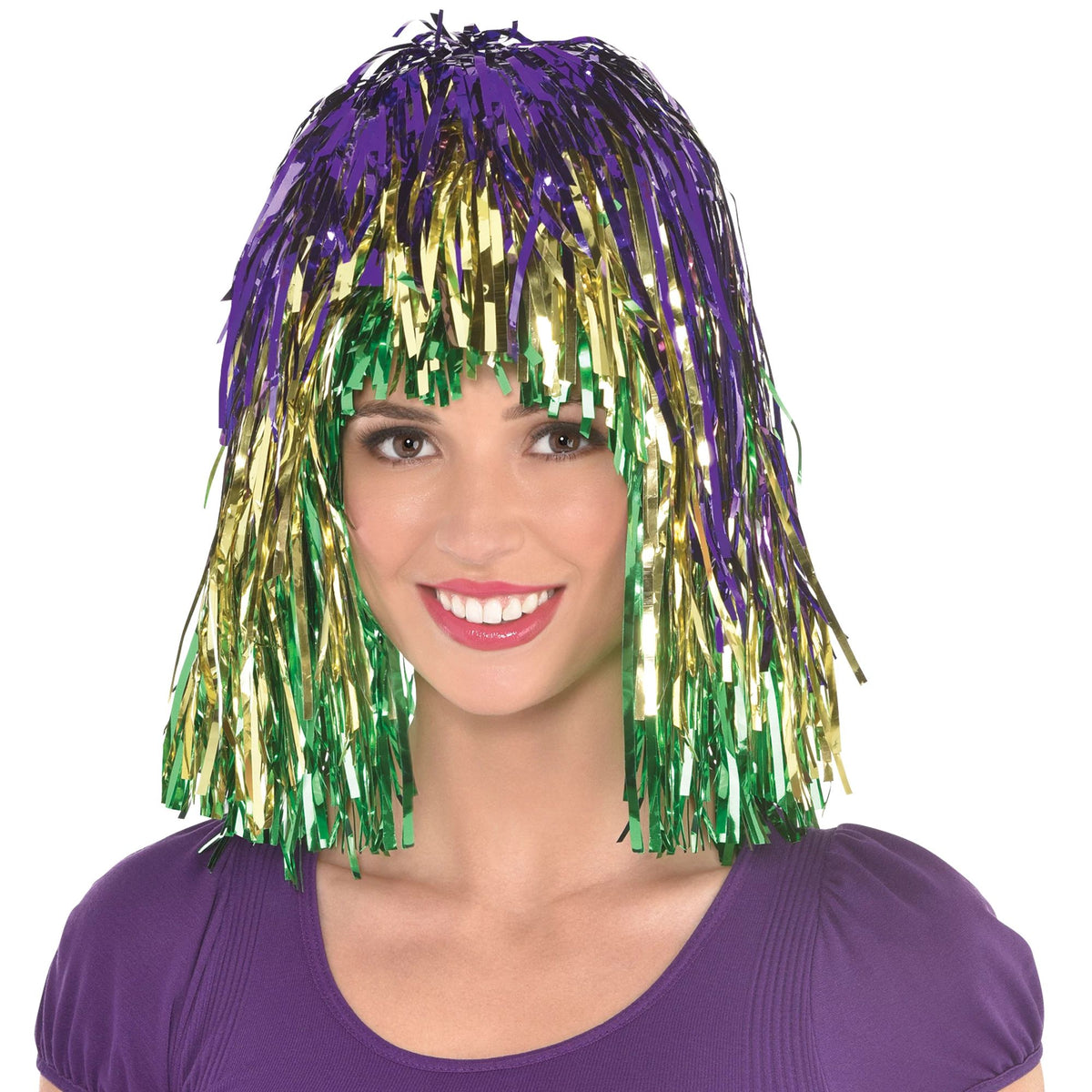 Vibrant Tinsel Wig
