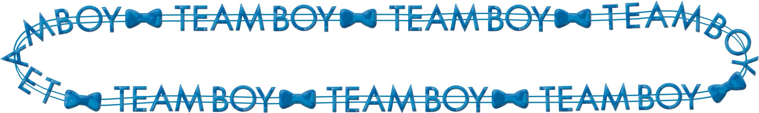 Team Boy or Team Girl Beaded Necklaces, Pink/Blue, 10-pk