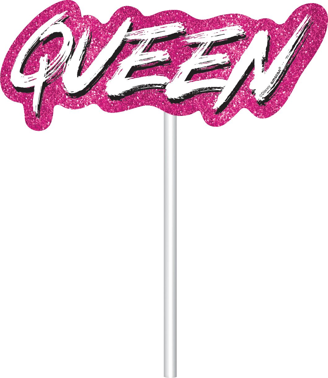 Disney Descendants, Plastic Fringe Scene Setter, Photo Booth Props, Purple, 36-inch, 20-pk