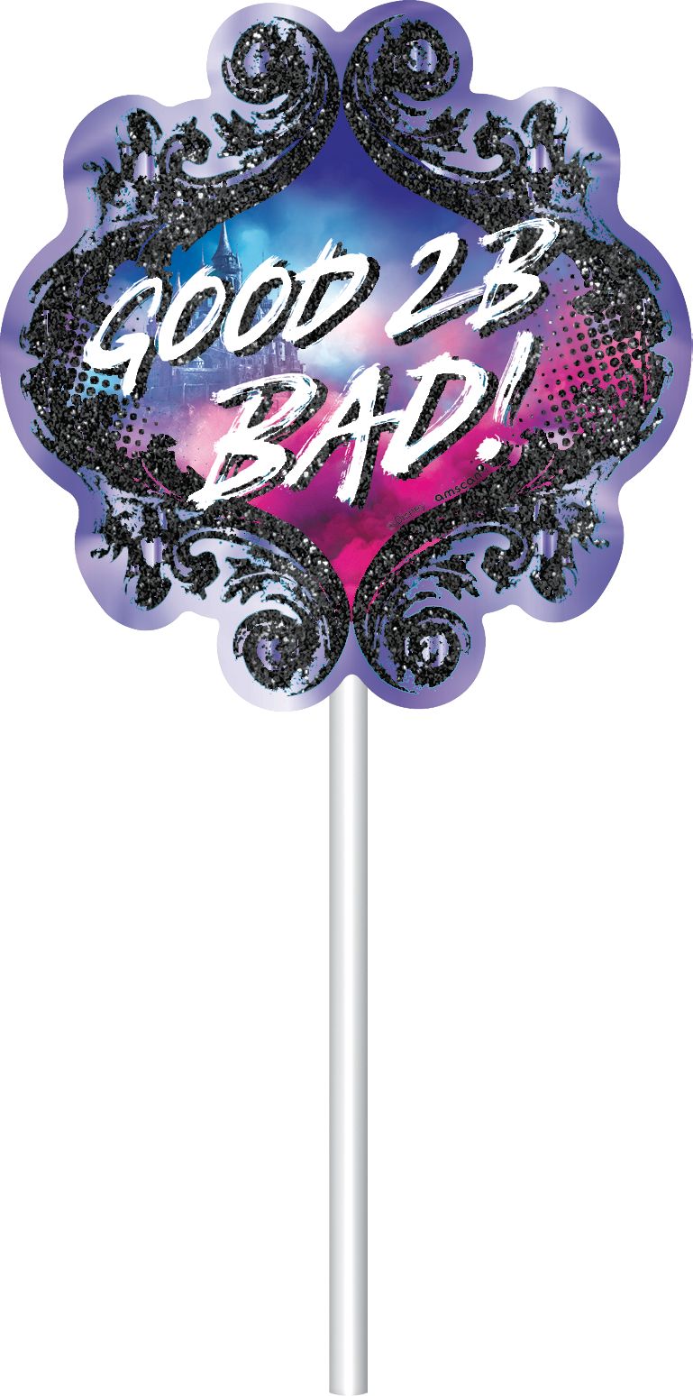 Disney Descendants, Plastic Fringe Scene Setter, Photo Booth Props, Purple, 36-inch, 20-pk