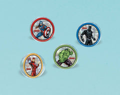 Disney Marvel Avengers Rubber Bounce Ball Favors, 4-pk