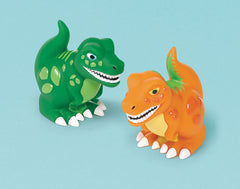 Dinosaur Squirt Toys, Green/Orange, 4-pk