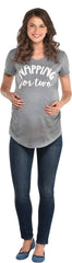 Napping for Two Maternity T-Shirt, Grey, Assorted Sizes