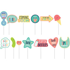 Baby Shower Photo Prop Kit, 13-pc