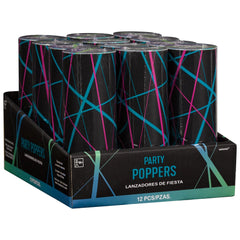 Finally 21 Confetti Party Poppers - Pack of 12