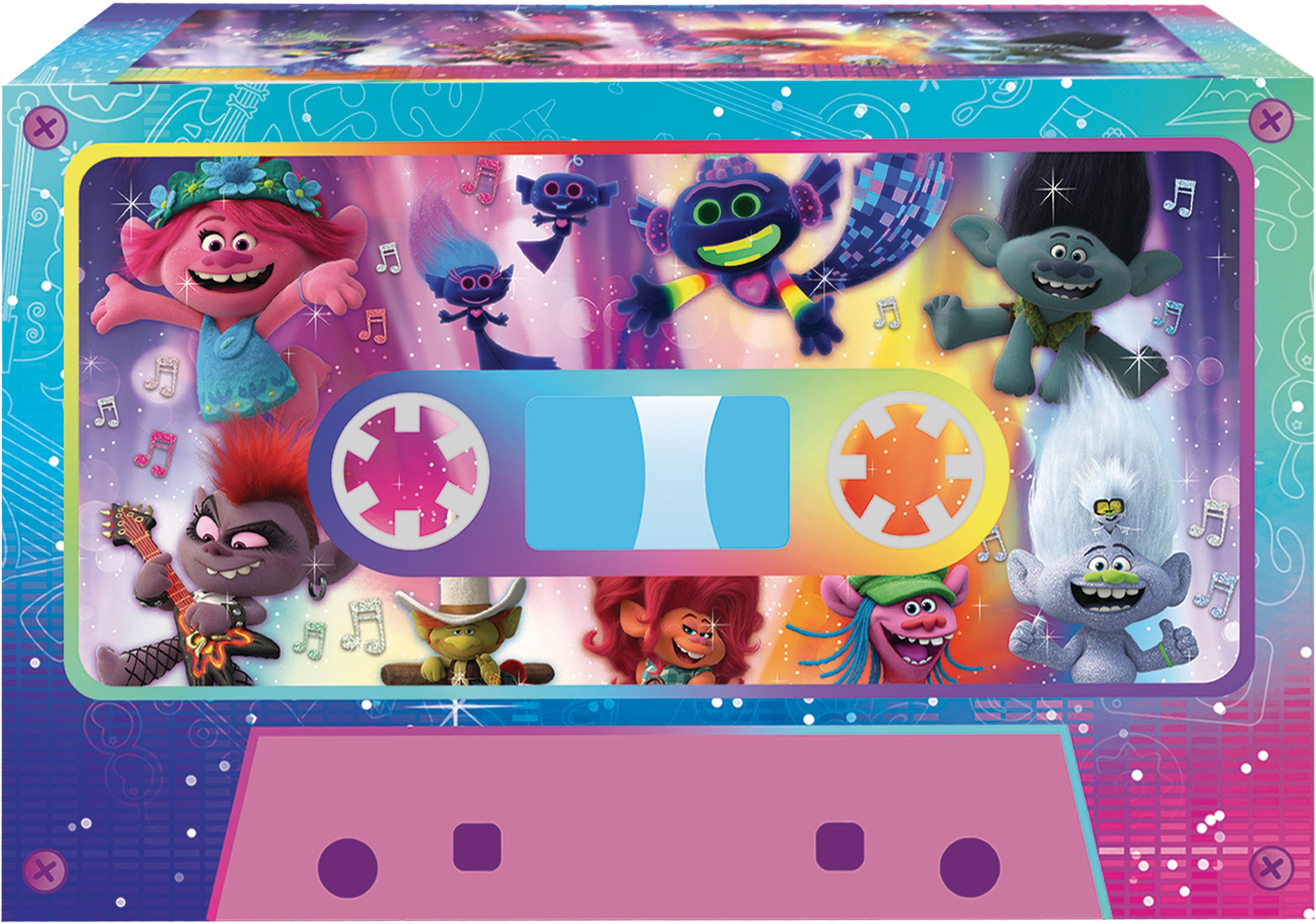 Trolls World Tour Birthday Party Favor Boxes, 8-pk