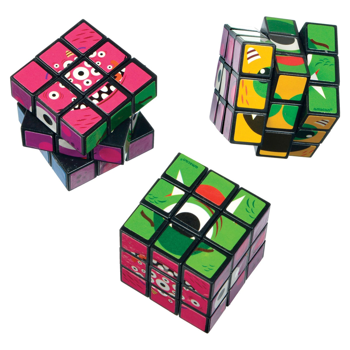 Monster Puzzle Cube Party Favors - Mega Value Pack