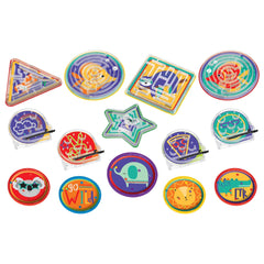 Smiley Face Maze Puzzles, 2.5 inch x 1.8 inch, 40-pk