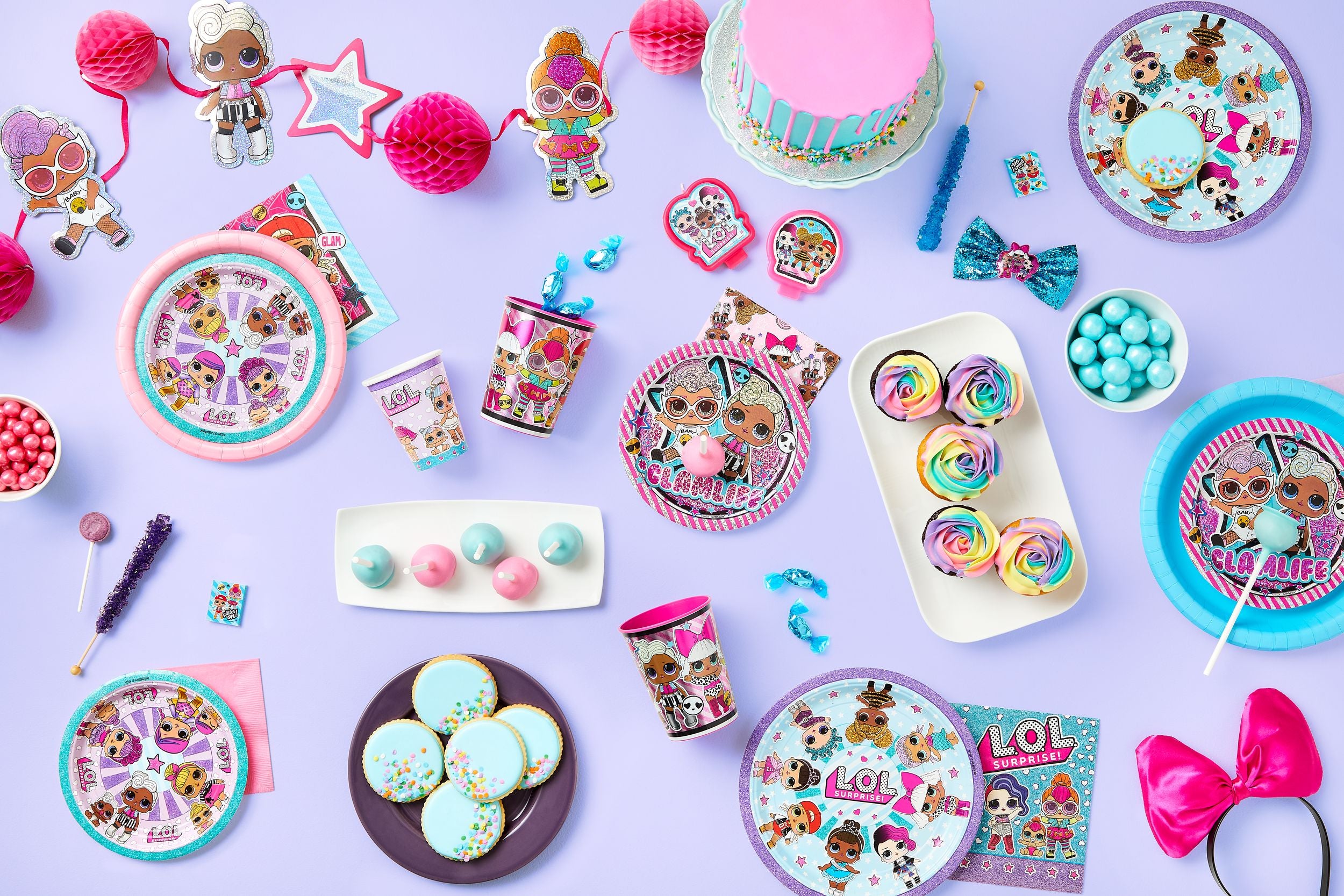 L.O.L. Surprise! Diva Bow Headband, Pink, One Size