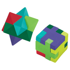 Pixel Party Puzzle Erasers, Multi-Colored, 12-pk