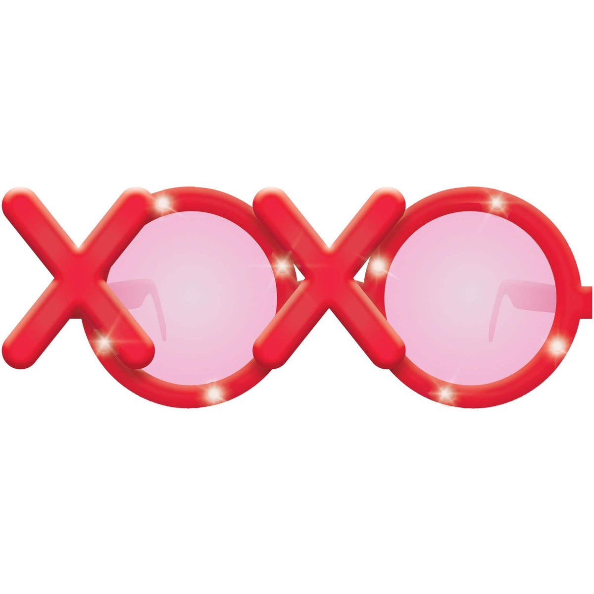 Valentines Light-Up Heart XOXO Glasses