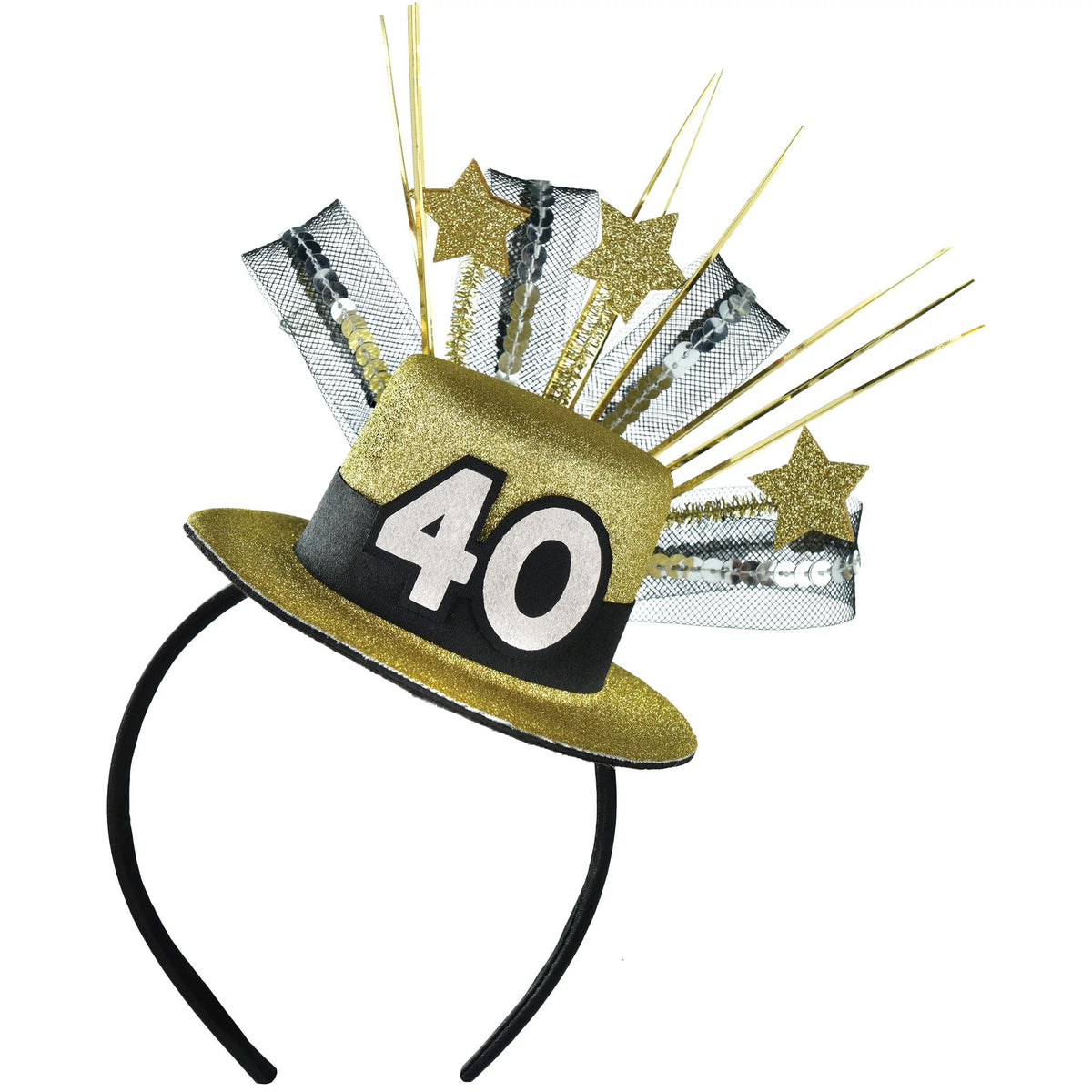 Regal 40th Birthday Celebration Fascinator