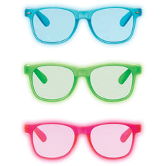 Summer Beach Life Glow In The Dark Glasses, 6-pk