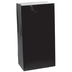 Black Paper Treat Bags - 12-ct - Pack of 2