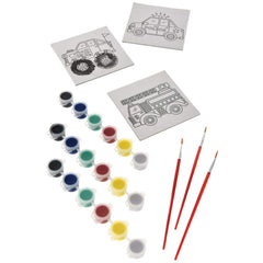 Color Your Own Canvas Vehicles Set, 8-ct