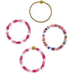 Beaded Stretch Bracelets, 12-ct