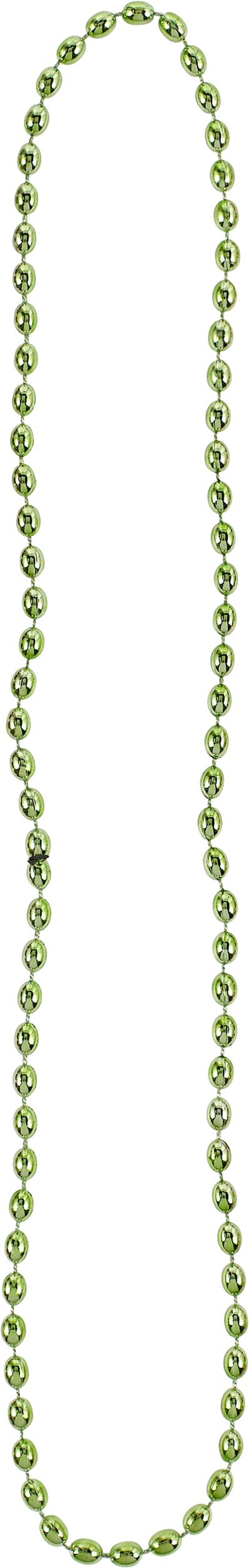 Beaded Necklaces, Red/Orange/Green, 17 inch, 24-pk