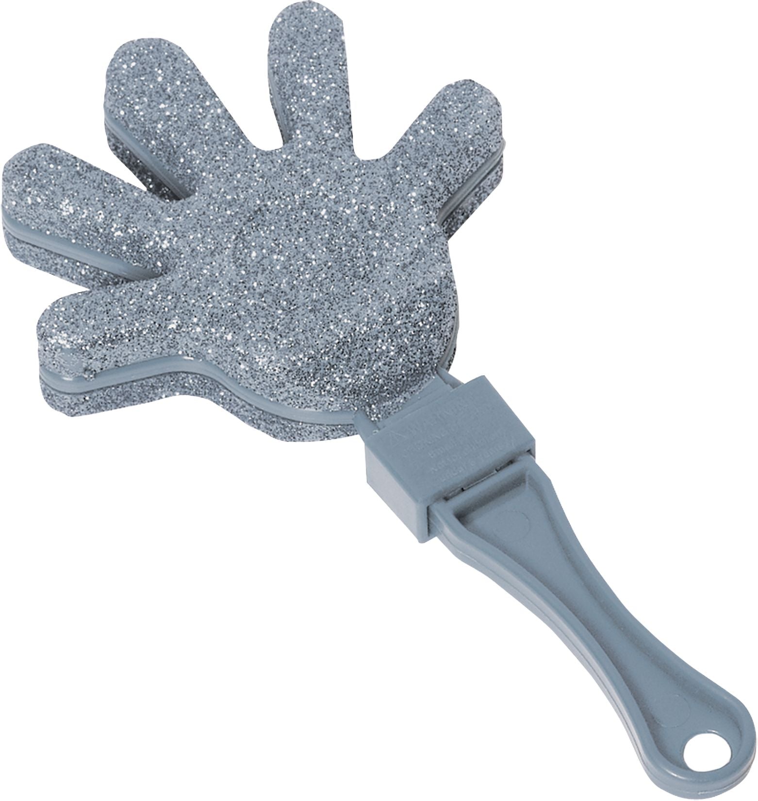 Glitter Hand Clapper Noisemakers, Black/Gold/Silver, 12-pk, New Year's Eve