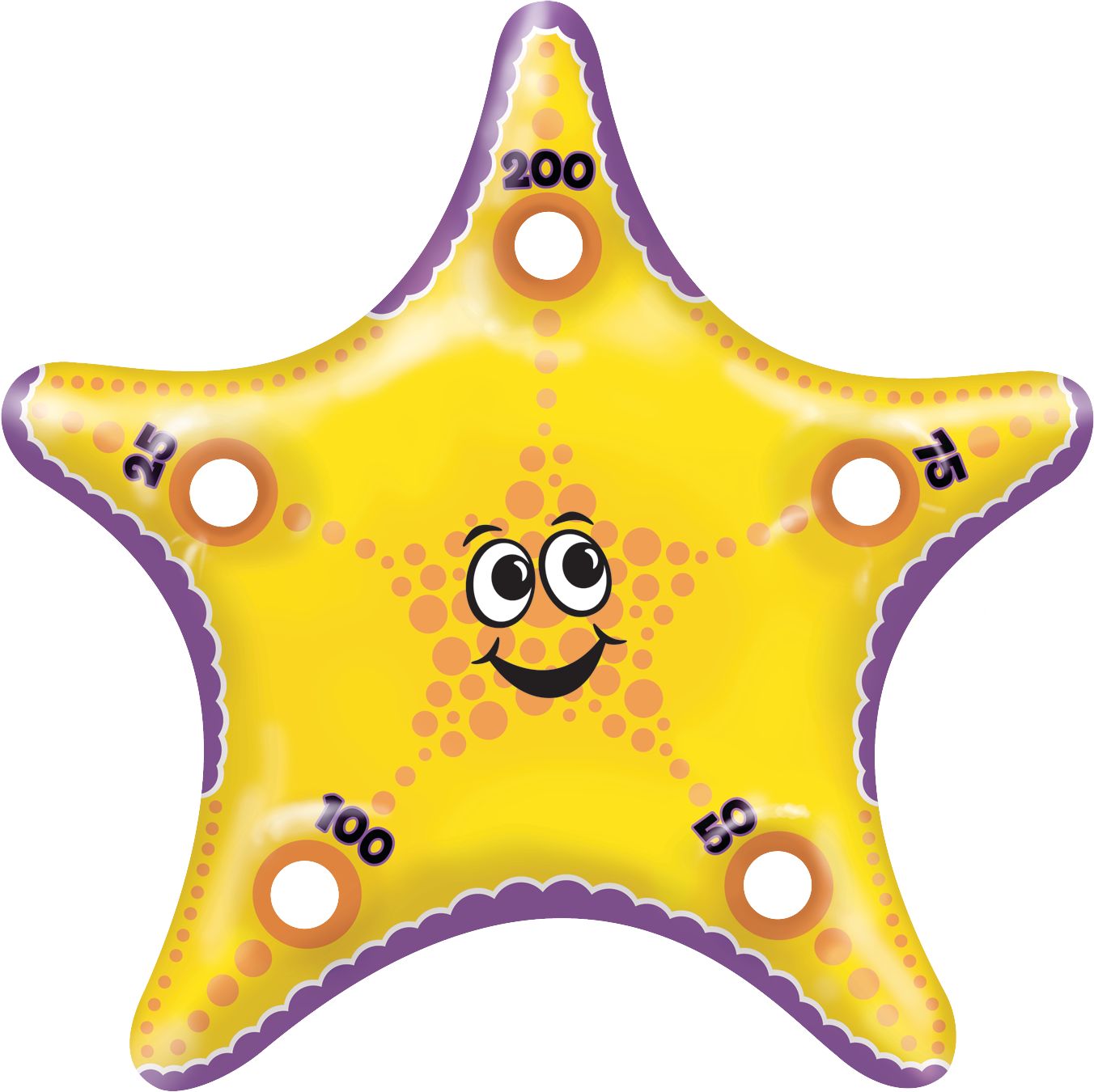 Starfish Inflatable Ring Toss Game, Multi-Colored, 11-pk