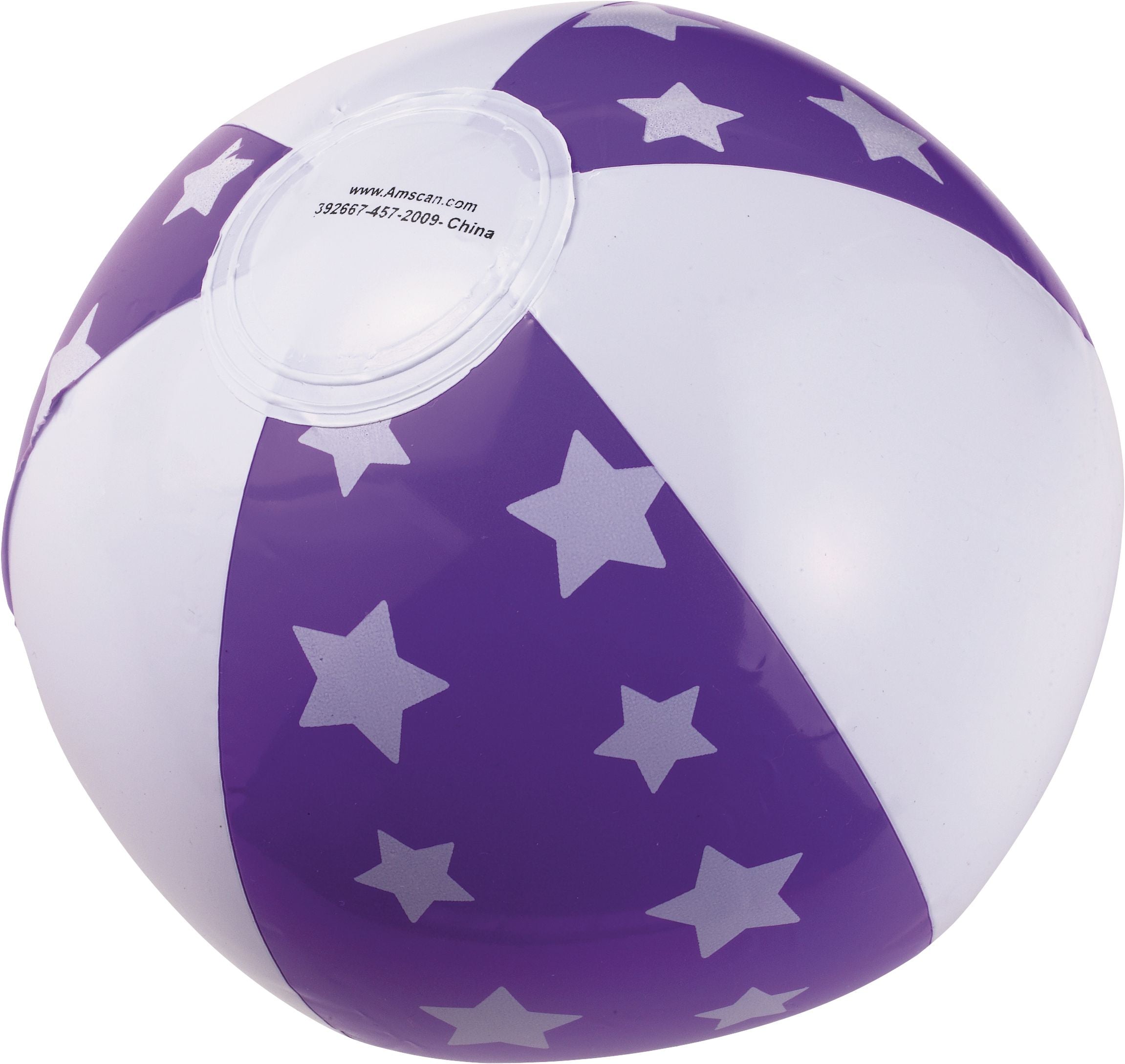 Inflatable Round Beach Balls, Multicolor, 24-pk
