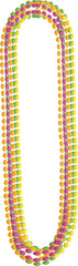 Beaded Necklace Jewelry, Assorted Colors, 30-inch, 50-pk