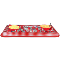 Picnic Party Red Gingham Inflatable Buffet Cooler