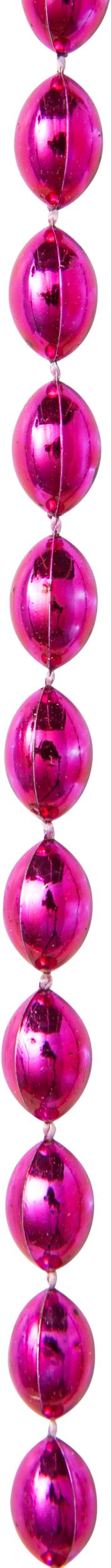 Bright Pink Bead Necklaces, 30 inch, 50 Pack