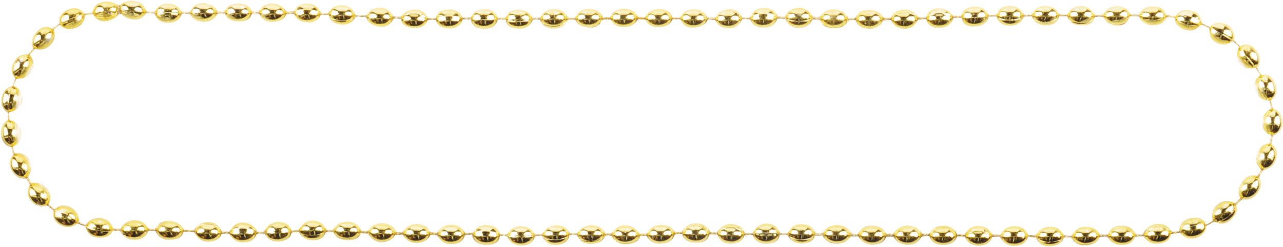 Gold Beaded Necklaces, 30-inch, 50-Pack