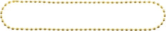 Gold Beaded Necklaces, 30-inch, 50-Pack