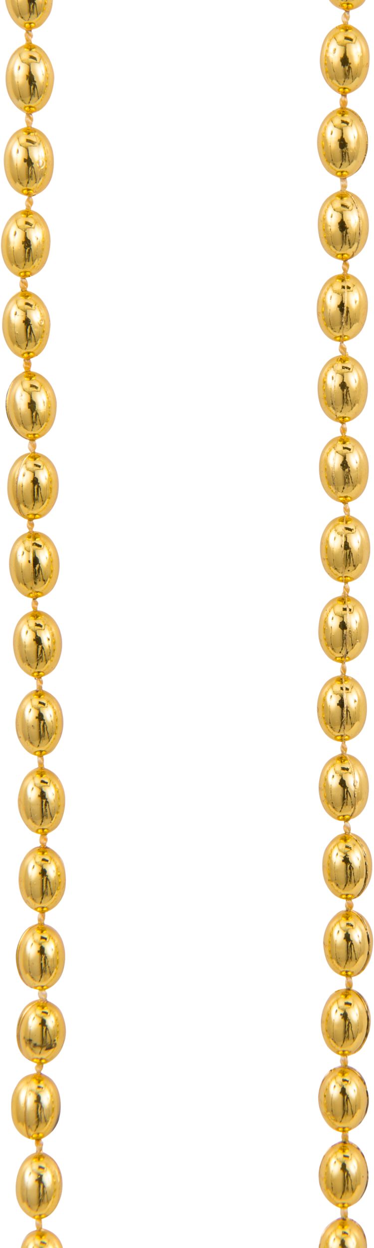 Gold Beaded Necklaces, 30-inch, 50-Pack