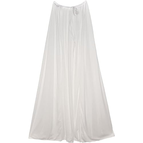 White Superhero Cape Costume Accessory, One Size