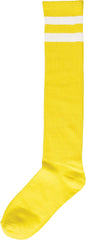 Adult Yellow Striped Knee-High Socks, One Size, 2-pcs