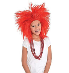 Vibrant Crazy Red Team Spirit Wig