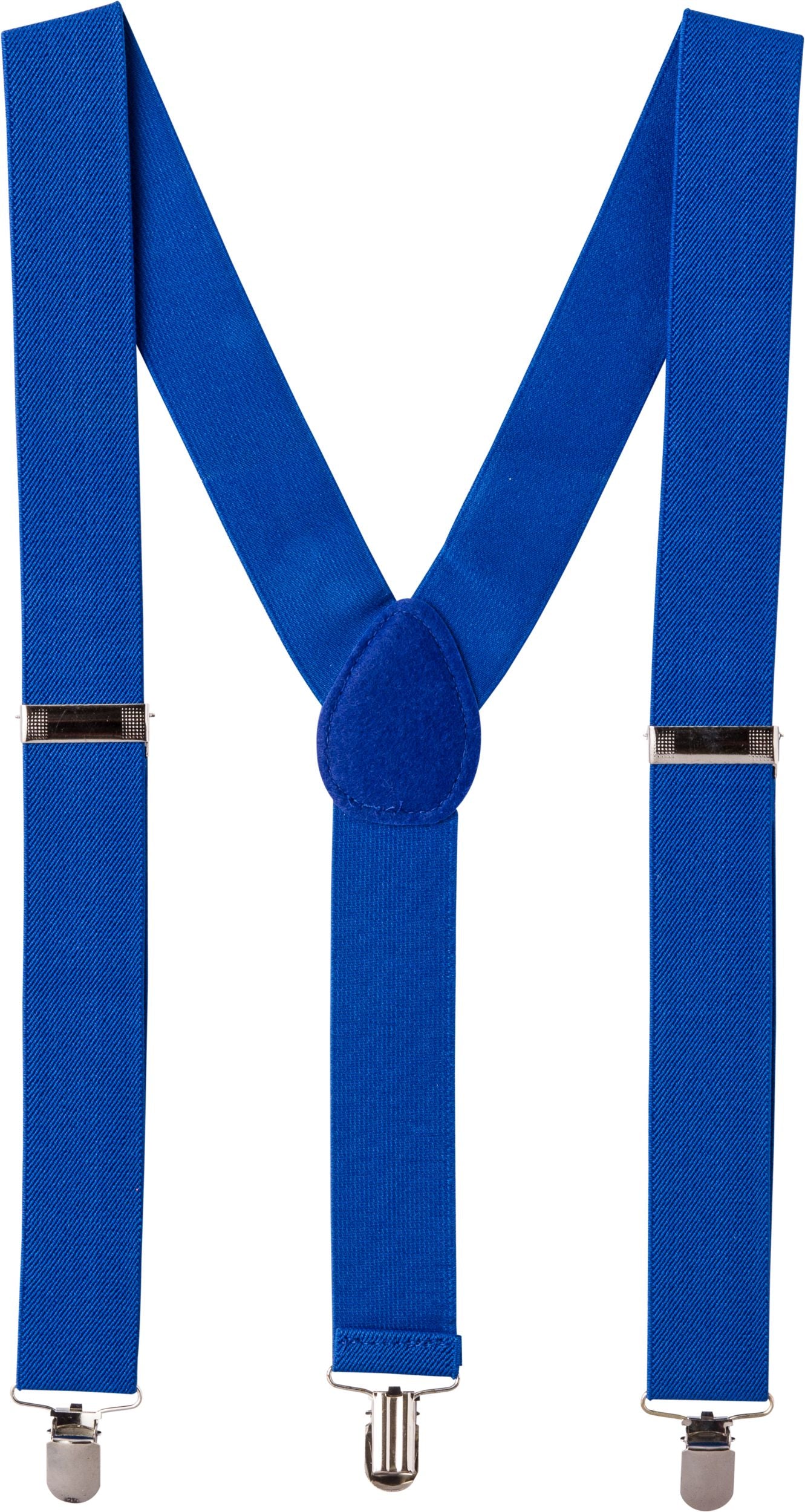 Royal Blue Adjustable Y-Back Suspenders, One Size