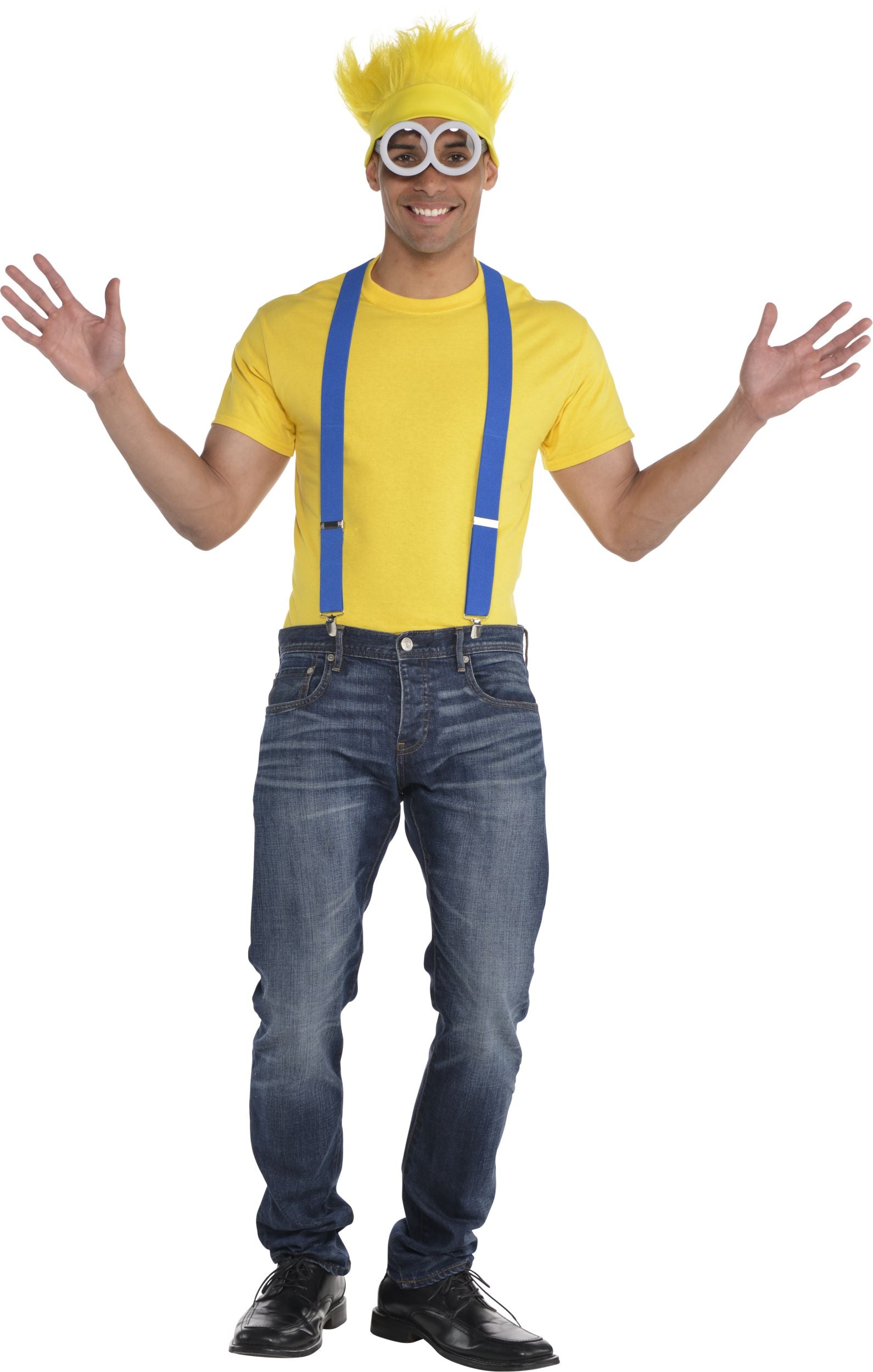 Royal Blue Adjustable Y-Back Suspenders, One Size