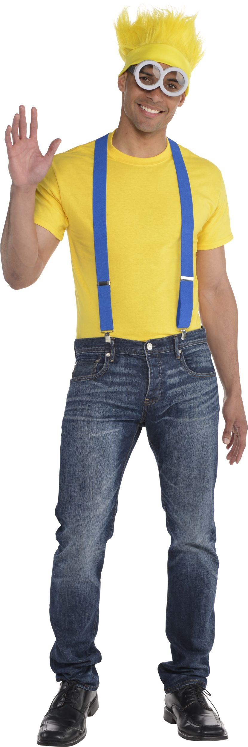 Royal Blue Adjustable Y-Back Suspenders, One Size