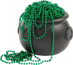 Bead Necklaces, Green, One Size, 60-pk