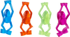 Frog Flinger Toy Favors, Multi-Colored, 24-pk