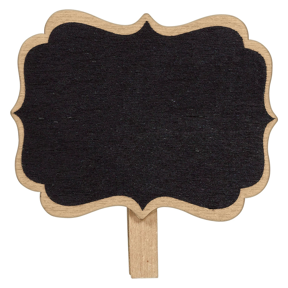 Chalkboard Label Clips, Black, 8-pk, for Birthday Party