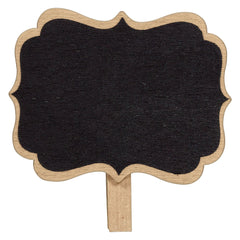 Chalkboard Label Clips, Black, 8-pk, for Birthday Party